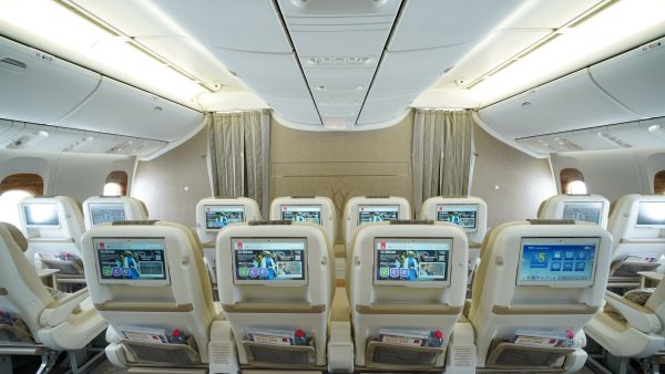 Airline to deploy enhanced Boeing 777 with new Business Class and Premium Economy to Zurich and Riyadh Emirates to introduce retrofitted Boeing 777s on two more cities