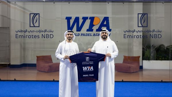 During the event. Emirates NBD supports Padel Tour 2024 as title sponsor for third year