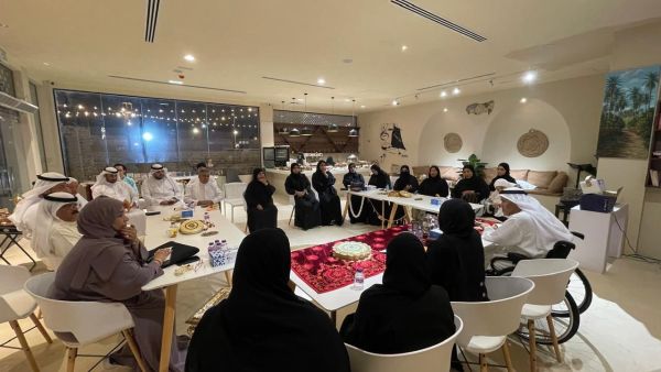 During the event. ‘Knowledge Lounge’ organizes series of knowledge events to discuss writings and books