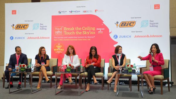 During the event. Fine Hygienic Holding, Gold Sponsor and Participant at the 2024 Middle East Edition of Break the Ceiling Touch the Sky®