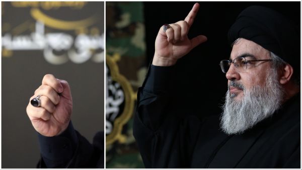 Ring of Hassan Nasrallah, the Secretary-general of the Hezbollah, was allegedly found under rubble