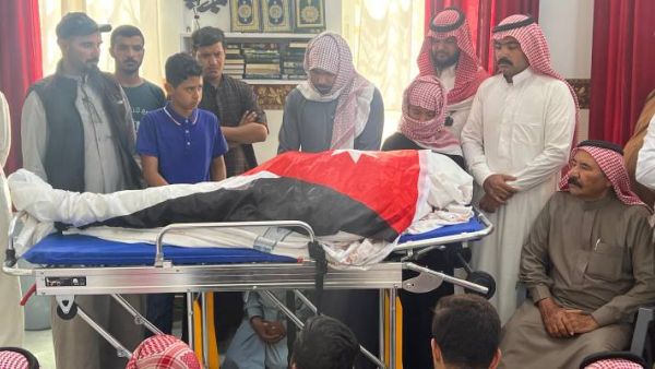 جثمان الشهيد الأردني ماهر ذياب الجازي الحويطات