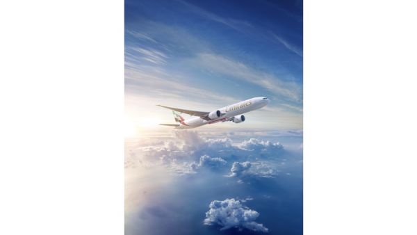 Emirates Boeing 777 sea view. Emirates signs an agreement with GE Aerospace for B777 Electrical System Services