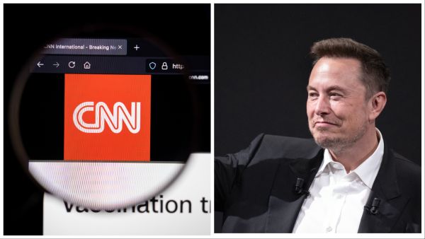 Tesla CEO Elon Musk and CNN
