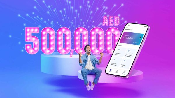 تتيح "du Pay"، الفرصة لأحد العملاء المشاركين المحظوظين للفوز بالجائزة الكبرى البالغ قيمتها 100 ألف درهم تتيح "du Pay"، الفرصة لأحد العملاء المشاركين المحظوظين للفوز بالجائزة الكبرى البالغ قيمتها 100 ألف درهم