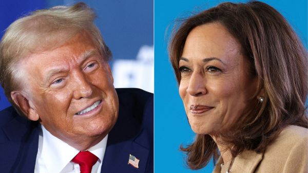Harris and Trump