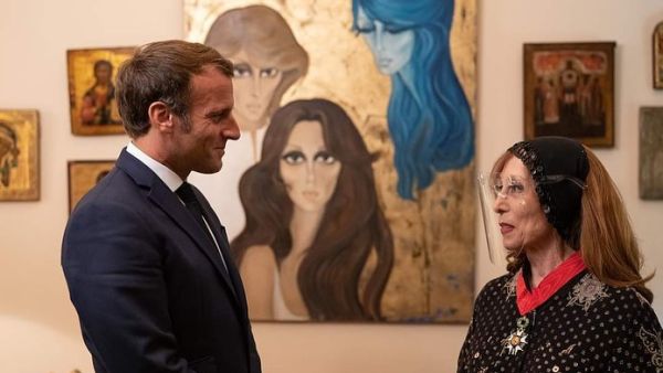 beirutcityguide Instagram profile  Emmanuel Macron Fairuz