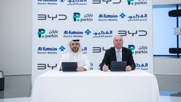 During the event. Al-Futtaim Electric Mobility Signs Partnership With Parkin To Accelerate Sustainable Urban Mobility