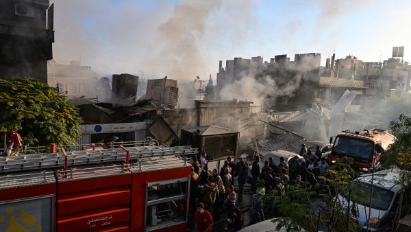 Israeli strikes rock Damascus amid Iranian Defense Chief's visit
