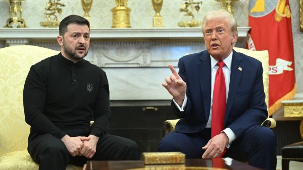Donald Trump and Zelenskyy