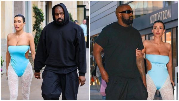 Kanye West, Ye, and his wife Bianca. (Instagram) Kanye West