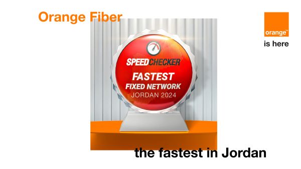 Orange Jordan Certified as “The Fastest Fiber Internet Provider in Jordan” Orange Jordan Certified as “The Fastest Fiber Internet Provider in Jordan”