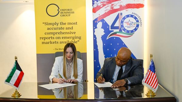 During the event Oxford Business Group and AmCham Kuwait partner for The Report: Kuwait 2025