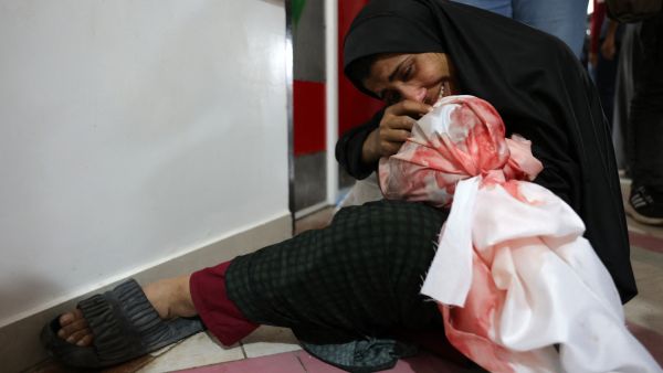 Israeli strikes kill over 115 Palestinians since morning amid Trump visit to region
