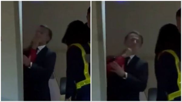 Emmanuel Macron and Brigitte Macron