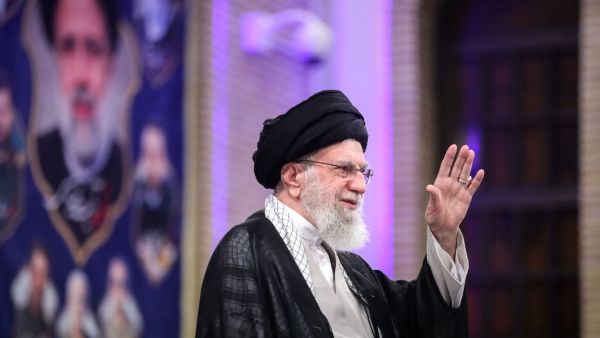 Iranian supreme leader Ayatollah Ali Khamenei speaks on nuclear program