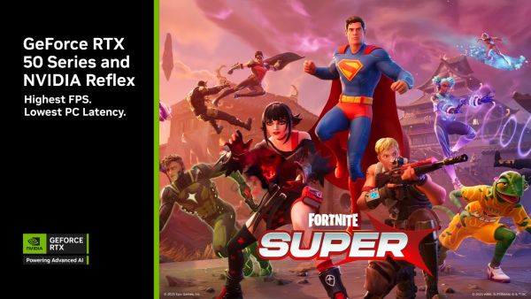 أكثر من 150 لعبة تنضم لدعم تقنية NVIDIA Reflex منهم موسم سوبر الجديد لـ Fortnite BR