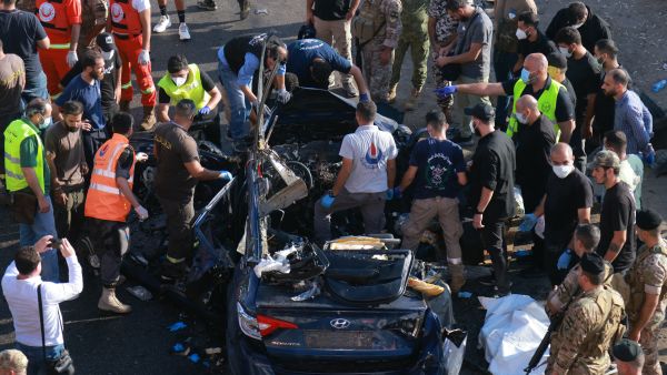 Israeli drone strike hits vehicle near Beirut, killing one and injuring three 