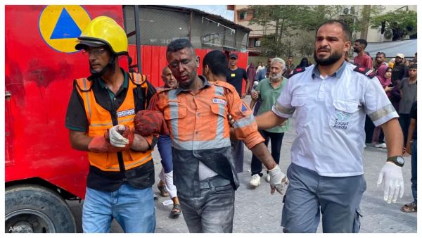 جرحى جراء القصف الإسرائيلي  جرحى جراء القصف الإسرائيلي