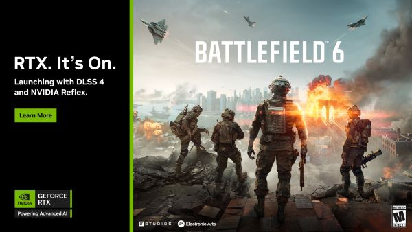 لعبة Battlefield 6 ستحصل على NVIDIA DLSS 4 عند الإطلاق مع إصدارات ألعاب جديدة