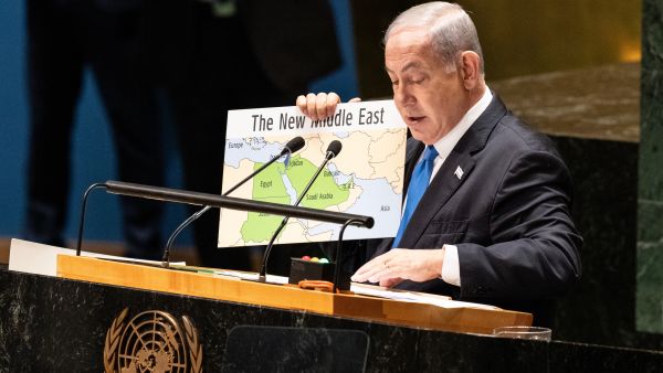 تصريح نتنياهو عن "إسرائيل الكبرى" يثير غضبا واسعا بين المغردين