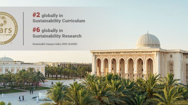 الجامعة الأميركية في الشارقة بين أفضل 10 جامعات عالميًا في المناهج والبحث العلمي المتعلق بالاستدامة