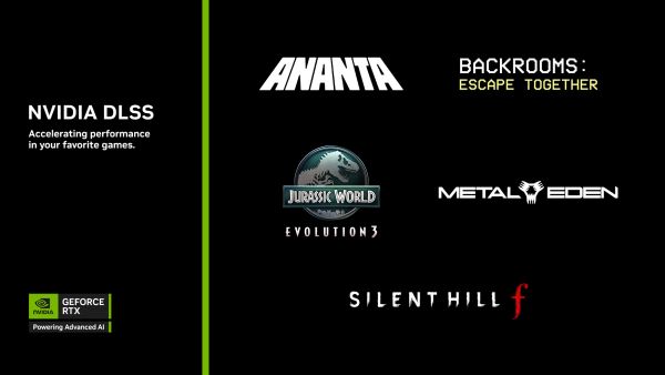ANANTA, Backrooms: Escape Together, and Jurassic World Evolution 3 debut with NVIDIA DLSS 4 support