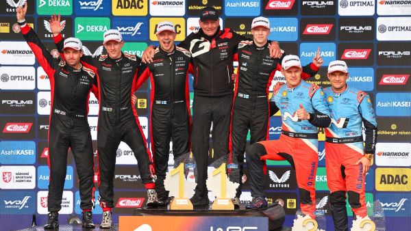 TOYOTA GAZOO Racing Secures Toyota’s Fifth Consecutive WRC Manufacturers’ Title with One-Two Finish at Central European Rally