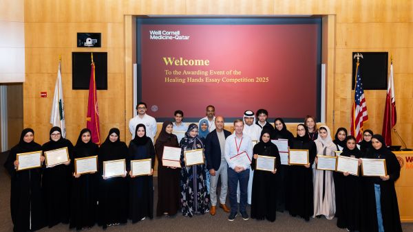 Four high school students win WCM-Q essay competition