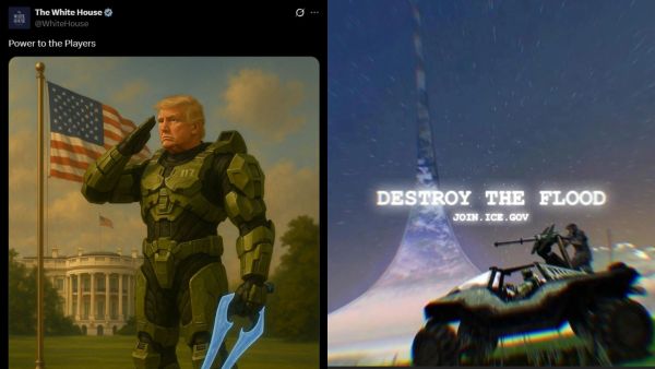 The White House and Homeland Security (DHS) on X/ Twitter Halo