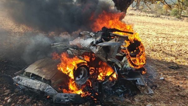 قصف سيارة في لبنان