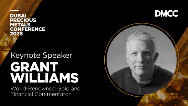 World-Renowned Gold and Financial Commentator Grant Williams Announced as Keynote Speaker for DMCC’s Dubai Precious Metals Conference 2025