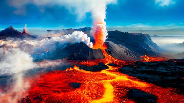 بركان كيلاويا يثور بنوافير حمم تصل إلى 1500 قدم