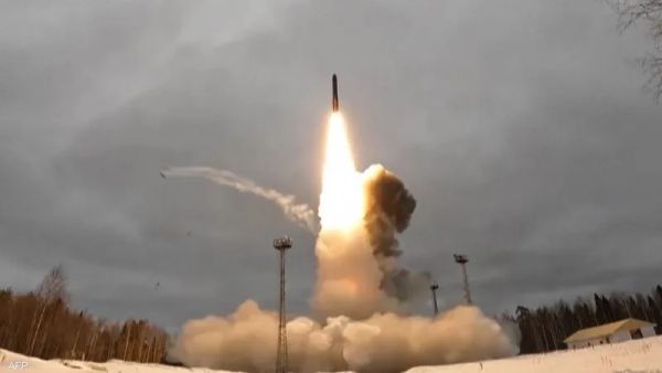 تجربة صاروخية