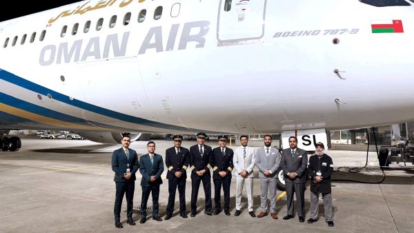 Oman Air Marks a Key Milestone with the Arrival of its Latest Boeing 787-9 Dreamliner