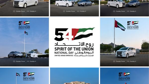 Faraday Future Makes a Striking Appearance with Its FX Super One and FF 91 2.0 Across the UAE’s Seven Emirates in Celebration of the Nation’s 54th National Day