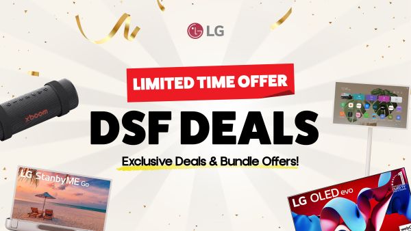 استكشفوا تجربة الترفيه المنزلي المثالية مع أفضل تلفزيونات إل جي خلال مهرجان دبي للتسوق‎