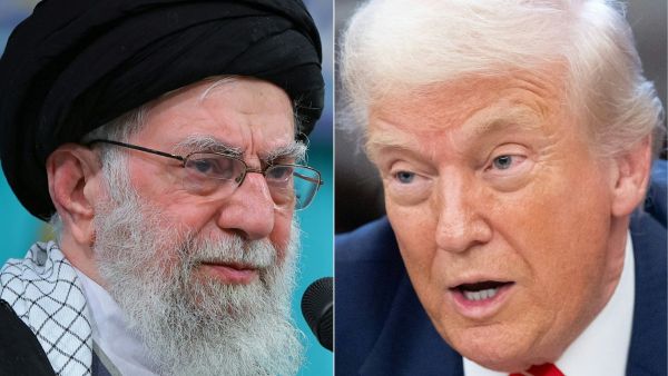 Trump and Khamenei 