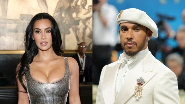 Kim Kardashian and Lewis Hamilton