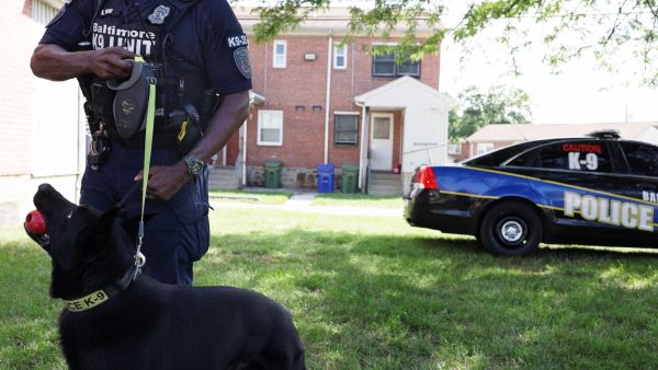 U.S. Police officer wounded in shooting during standoff in Baltimore 