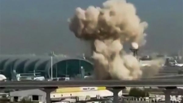 Drone strike sparks fire at Dubai international airport, halting flights