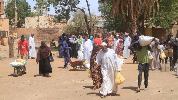 نازحون سودانيون