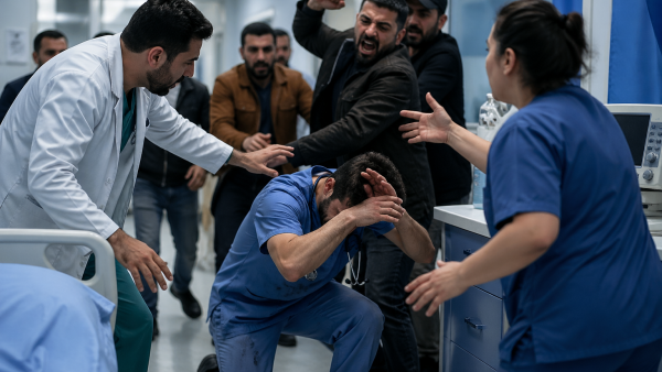 اعتداء على كوادر طبية من قبل مراجعين