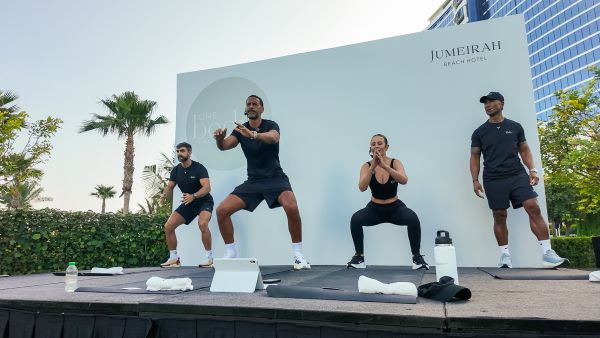 Partnership with Dubai Sports Council sees the Manchester United legend brings elite fitness to the community to promote mental and physical wellbeing