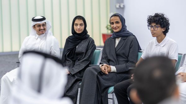 صاحبة السمو الشيخة موزا بنت ناصر تشهد فعاليات معرض مدارس مؤسسة قطر