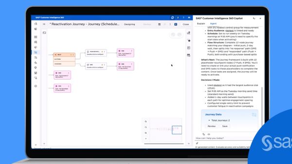 Expanded agentic AI capabilities coming to SAS Customer Intelligence 360 