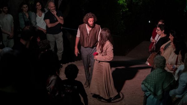 AUB Stages Immersive Promenade Production: "The Pillars of Society"