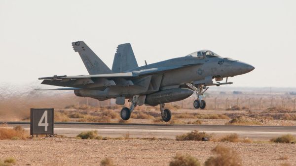US Navy Plane in Jordan
