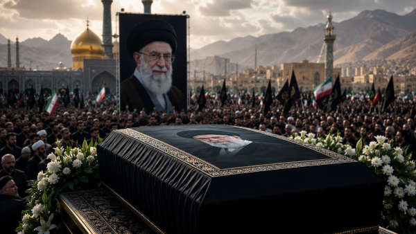 تشييع قائد الثورة الإسلامية الشهيد