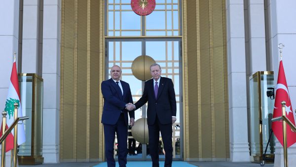 Erdogan and Aoun discuss Lebanon’s recovery and regional security in Ankara